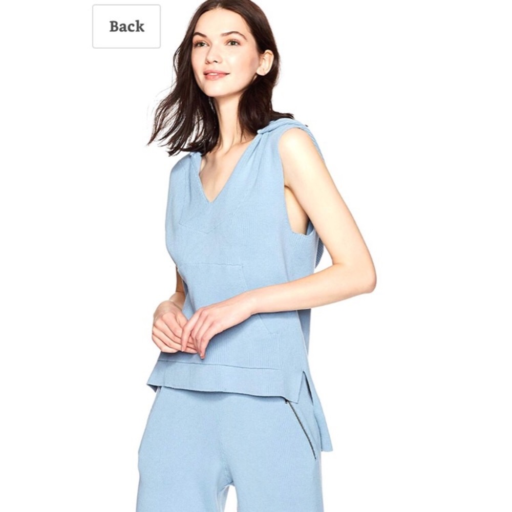 NWT Baja East hooded knit top sz 1/M